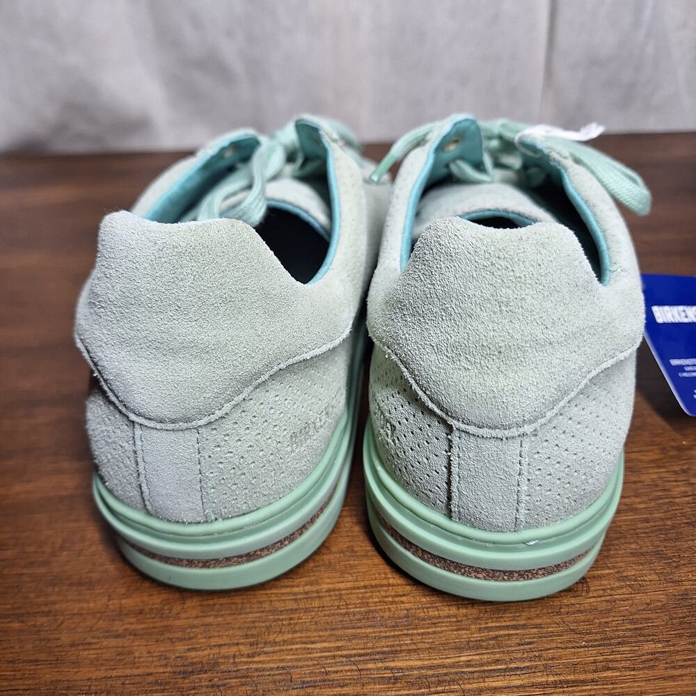 Birkenstock Bend Low embossed suede sneakers mint green NWT EU 41 US 10 women's - Picture 8 of 9